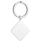 Load image into Gallery viewer, Sterling Silver Rhodium-plated Key ChainQQ77
