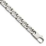 Load image into Gallery viewer, Stainless Steel Polished Oval Links 8.5in BraceletSRB1043-8.5
