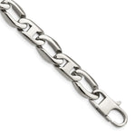 Load image into Gallery viewer, Stainless Steel Polished Open Links BraceletSRB1098-8.5
