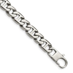 Load image into Gallery viewer, Stainless Steel Polished Links BraceletSRB1100-8.25
