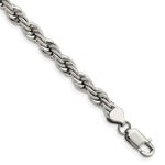 Load image into Gallery viewer, Stainless Steel Polished 7mm Rope BraceletSRB1191-7.25
