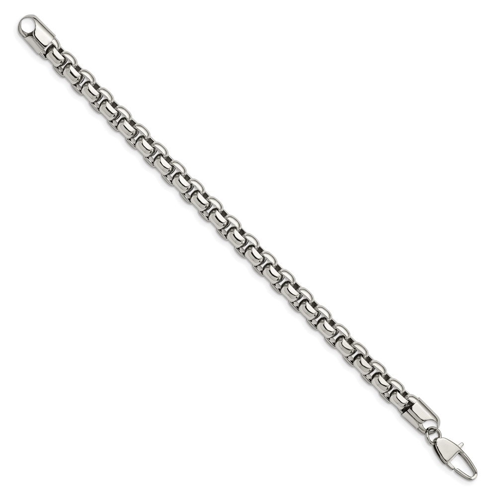 Stainless Steel Polished 9in. BraceletSRB1824-9