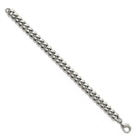 Load image into Gallery viewer, Stainless Steel Polished 8.5in Curb Chain BraceletSRB2524-8.5
