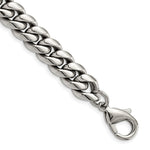 Load image into Gallery viewer, Stainless Steel Polished 8.5in Curb Chain BraceletSRB2524-8.5
