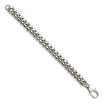 Load image into Gallery viewer, Stainless Steel Polished 8.5in Curb Chain BraceletSRB2529-8.5
