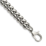 Load image into Gallery viewer, Stainless Steel Polished 8.5in Curb Chain BraceletSRB2529-8.5
