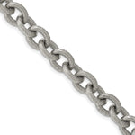 Load image into Gallery viewer, Stainless Steel Polished and Textured 7 inch BraceletSRB2537-7
