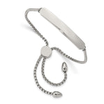 Load image into Gallery viewer, Stainless Steel Polished Adjustable ID BraceletSRB2556
