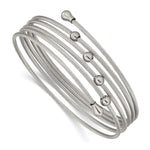 Load image into Gallery viewer, Stainless Steel Polished Flexible Coil BangleSRB2602
