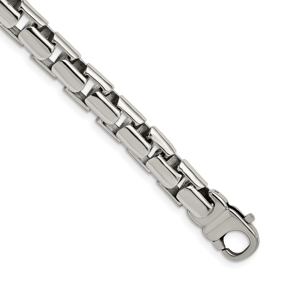 Stainless Steel Polished 8.5in BraceletSRB2666-8.5
