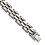 Load image into Gallery viewer, Stainless Steel Brushed and Polished 8.75in Link BraceletSRB2669-8.75
