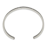 Load image into Gallery viewer, Stainless Steel Brushed STRENGTH COMES. 6mm Cuff BangleSRB2685
