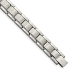 Load image into Gallery viewer, Stainless Steel Brushed and Polished 8.25in Link BraceletSRB2777-8.25
