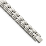 Load image into Gallery viewer, Stainless Steel Brushed and Polished 8.5in Link BraceletSRB2778-8.5
