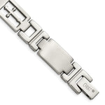 Load image into Gallery viewer, Stainless Steel Cross 8.25in BraceletSRB282-8.5
