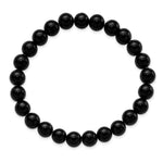 Load image into Gallery viewer, Black Agate Beaded Stretch BraceletSRB2845
