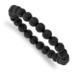 Load image into Gallery viewer, Volcanic Rock Agate Beaded Stretch BraceletSRB2846
