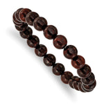 Load image into Gallery viewer, Red Agate Beaded Stretch BraceletSRB2848
