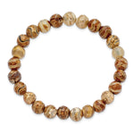 Load image into Gallery viewer, Celestial Pillar Agate Beaded Stretch BraceletSRB2852
