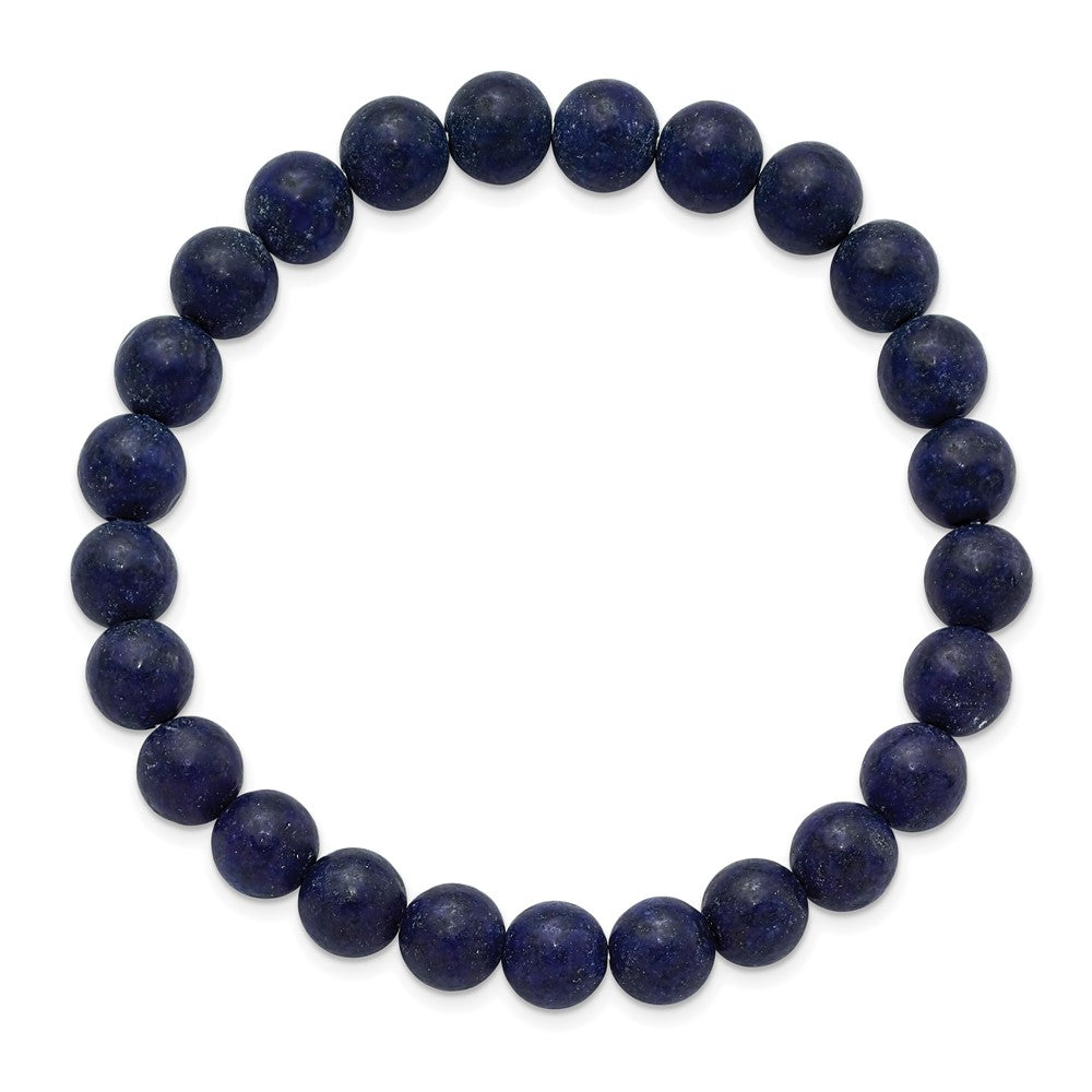 Lapis Agate Beaded Stretch BraceletSRB2856
