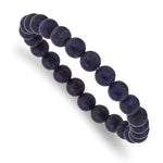 Load image into Gallery viewer, Lapis Agate Beaded Stretch BraceletSRB2856
