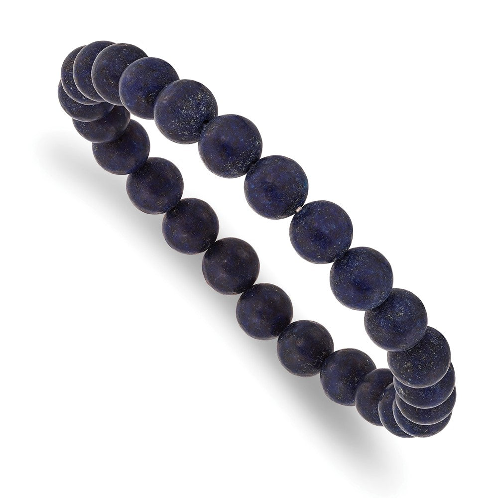 Lapis Agate Beaded Stretch BraceletSRB2856