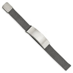Load image into Gallery viewer, Stainless Steel Polished Mesh Adjustable ID BraceletSRB2940
