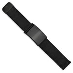 Load image into Gallery viewer, Stainless Steel Polished Black IP-plated Mesh Adjustable ID BraceletSRB2958
