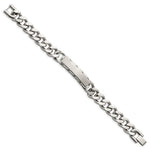 Load image into Gallery viewer, Stainless Steel Brushed and Polished 8.5in ID BraceletSRB3028-8.5
