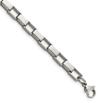 Load image into Gallery viewer, Stainless Steel Link 8in BraceletSRB371-8
