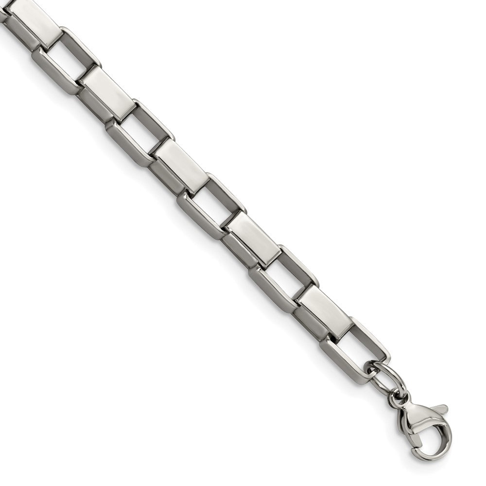 Stainless Steel Link 8in BraceletSRB371-8