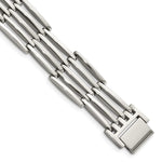 Load image into Gallery viewer, Stainless Steel Polished 8.5in BraceletSRB510-8.5
