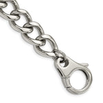 Load image into Gallery viewer, Stainless Steel Polished Large Link 8.5in BraceletSRB514-8.5
