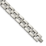 Load image into Gallery viewer, Stainless Steel Brushed and Polished 8.25in BraceletSRB520-8.5
