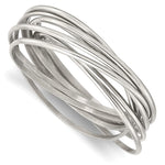 Load image into Gallery viewer, Stainless Steel Intertwined Bangle BraceletSRB610
