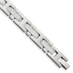 Load image into Gallery viewer, Stainless Steel Polished &amp; Laser Cut BraceletSRB808-8.5
