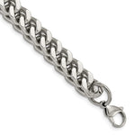 Load image into Gallery viewer, Stainless Steel Heavy Wheat 9.5in BraceletSRB825-9.5
