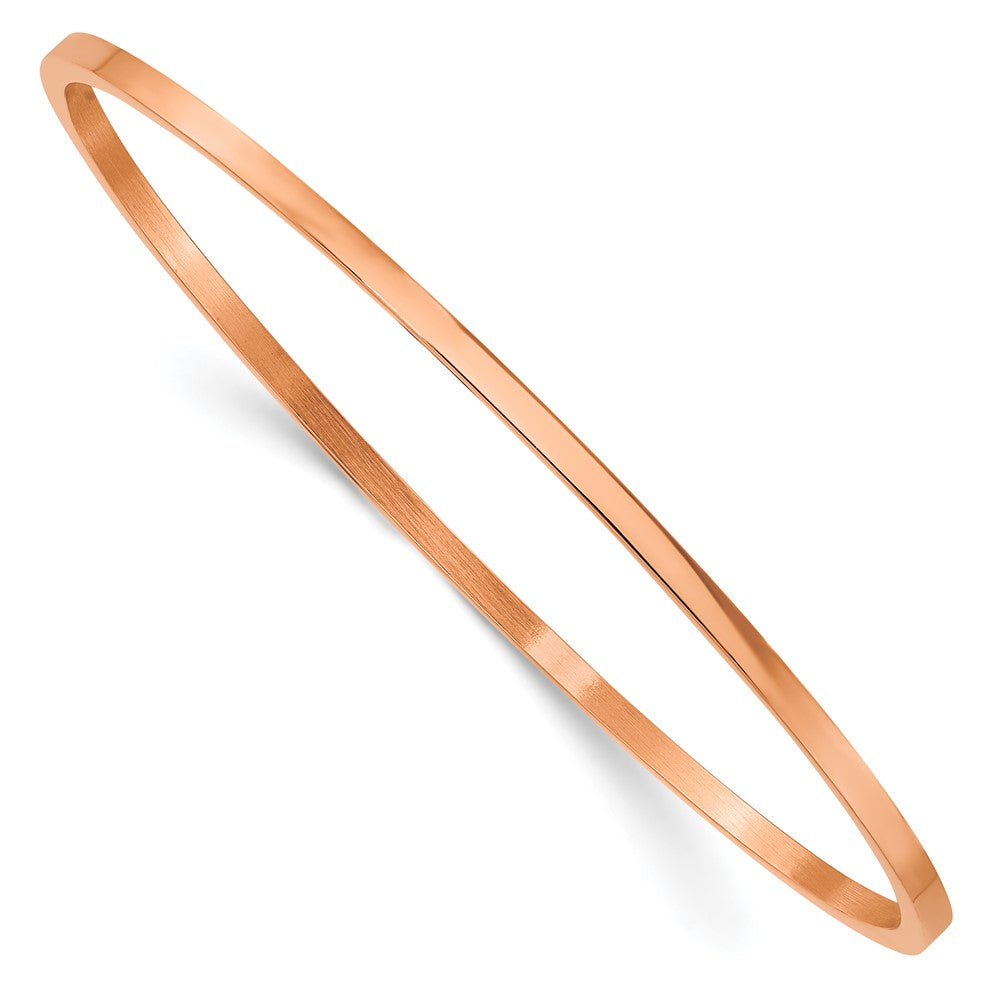 Stainless Steel Pink IP-plated BangleSRB847RP