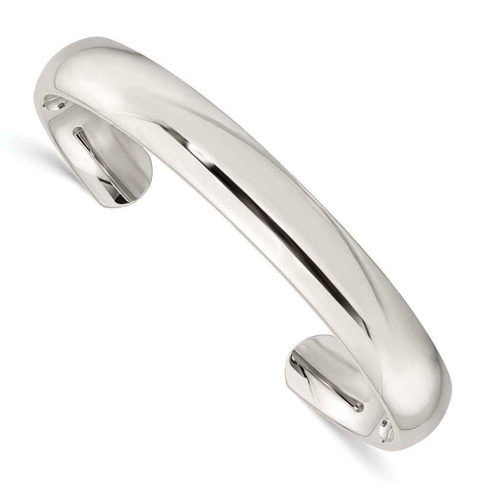 Stainless Steel Polished Cuff BangleSRB889