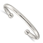 Load image into Gallery viewer, Stainless Steel Polished Cuff BangleSRB890
