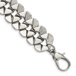 Load image into Gallery viewer, Stainless Steel Polished Fancy 8.5in BraceletSRB908-8.5
