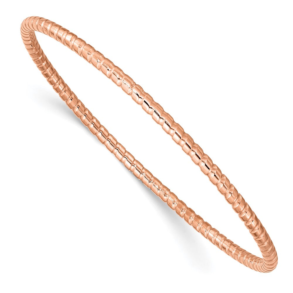 Stainless Steel Rose IP-plated BangleSRB976RP