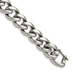 Load image into Gallery viewer, Stainless Steel Polished Link 8.25in BraceletSRB982-8.25
