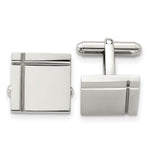 Load image into Gallery viewer, Stainless Steel Polished Cuff LinksSRC186
