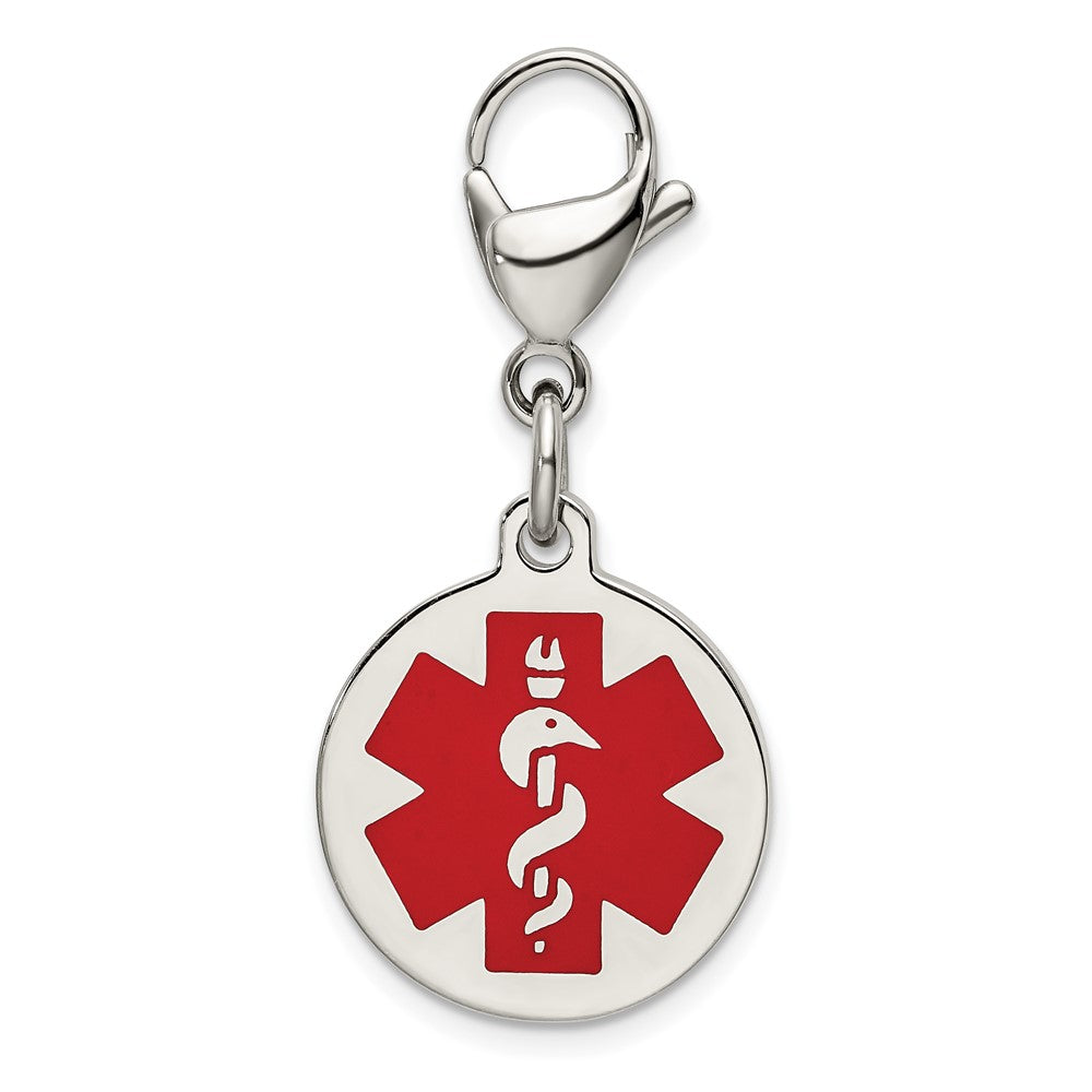 Stainless Steel Medical Jewelry CharmSRCH100