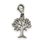 Load image into Gallery viewer, Stainless Steel Polished Tree of Life with Lobster Clasp CharmSRCH238