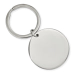 Load image into Gallery viewer, Stainless Steel Brushed and Polished 1.85mm Reversible Circle Key ChainSRK152
