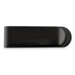 Load image into Gallery viewer, Stainless Steel Brushed Black IP-plated Money ClipSRM114
