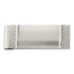 Load image into Gallery viewer, Stainless Steel Brushed and Textured Money ClipSRM136
