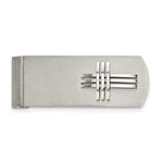 Load image into Gallery viewer, Stainless Steel Brushed/Polished Cross Money ClipSRM184
